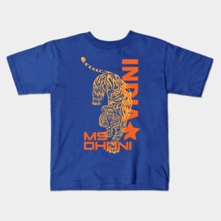 MS Dhoni Mahendra Singh Dhoni Cricket Kids T-Shirt